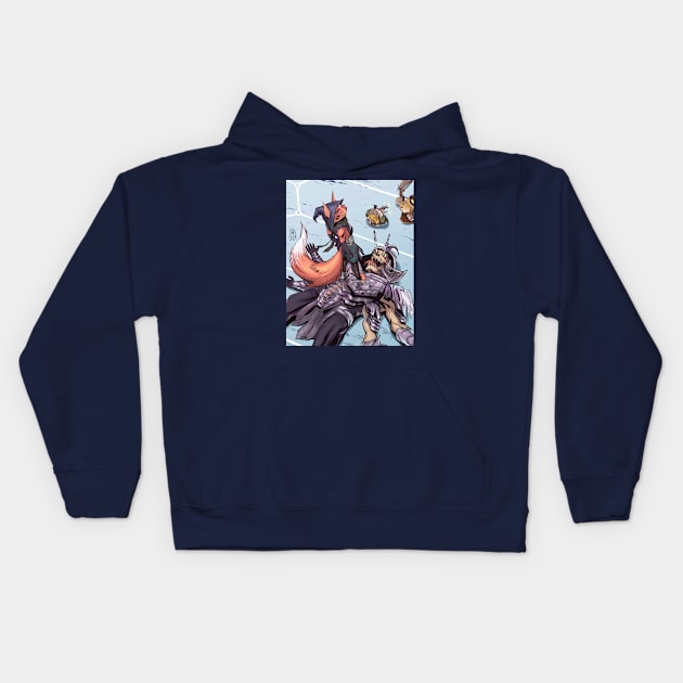 TMNT Niinjara Kids Hoodie by markodjeska